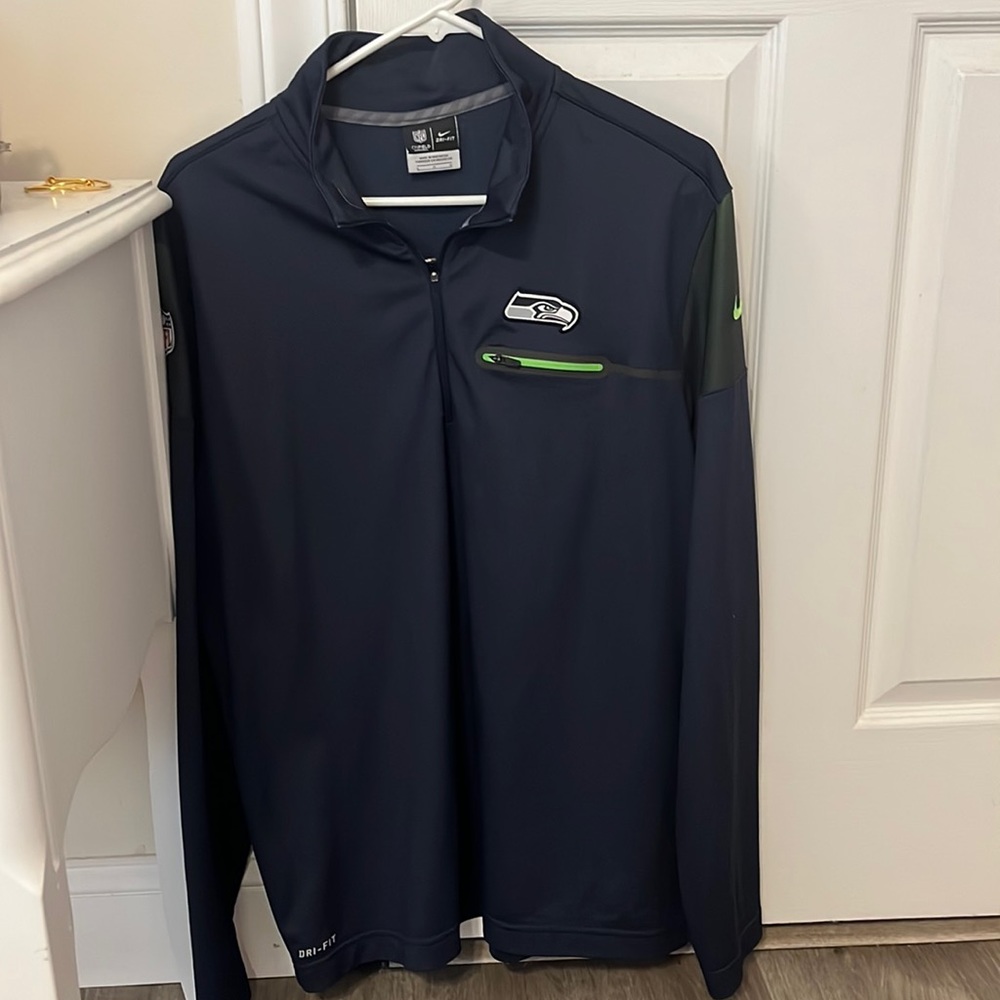 BRAND NEW Seattle Seahawks Nike quarter zip